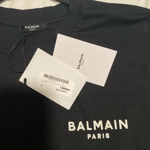 Balmain cropped t-shirt. Small. Brand new